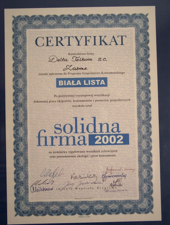 SOLIDNA FIRMA 2002