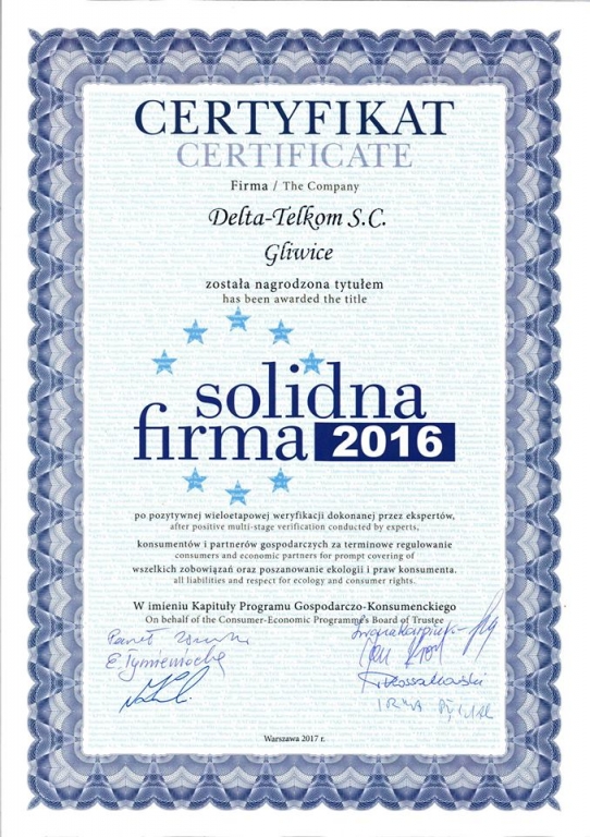 Solidna Firma 2016
